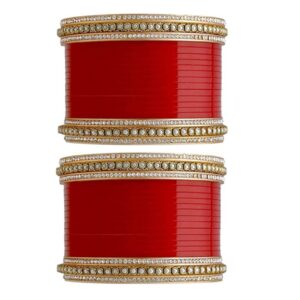 Red Bridal Chura Designs for Your Wedding Day