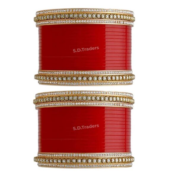 Red Bridal Chura Designs for Your Wedding Day