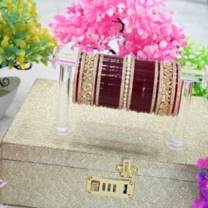 New Chura Style In American Diamond With Pearl Bangles
