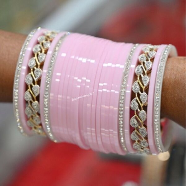 Pink Bridal Chuda set - Image 2