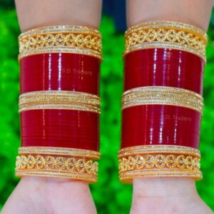 Traditional Punjabi Chura In American Diamond Online