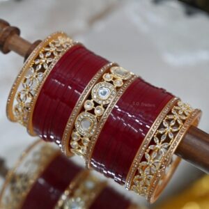 Choora Design In American Diamond And Kundan Style