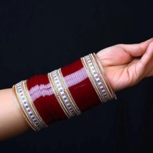 Maroon Bridal Chura For Your Wedding Day