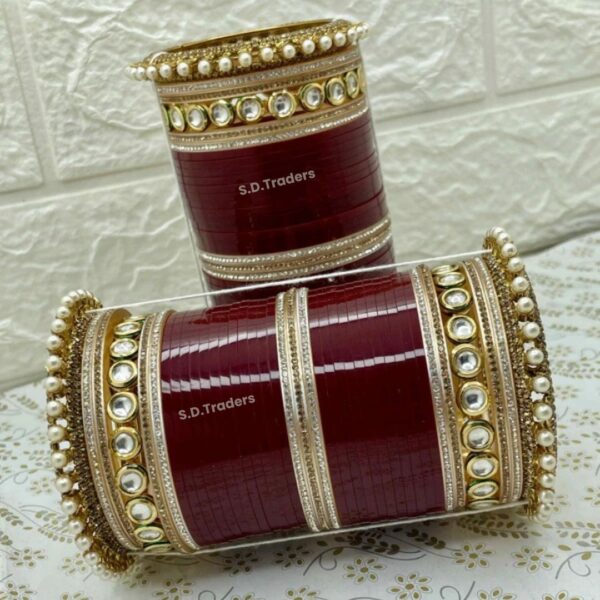 Royal Pearl Kundan Chura