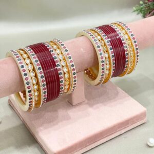 Pearl Kundan Bridal Chura