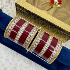 Blushing Pearl Bangles
