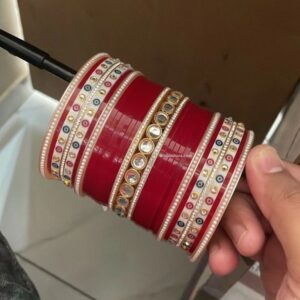 Red Regal Bangles