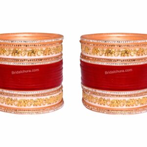 Elegant Red Blossom Chura
