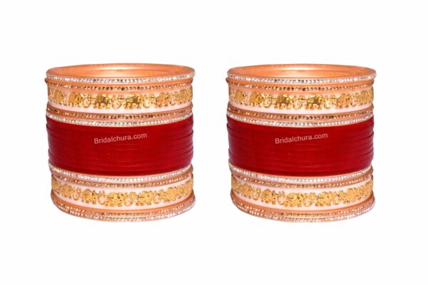 Elegant Red Blossom Chura