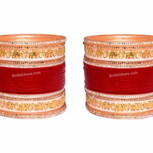 Elegant Red Blossom Chura