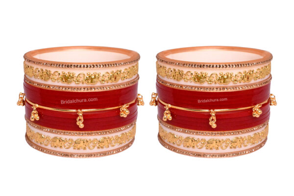 Golden Elegance Bridal Chura.