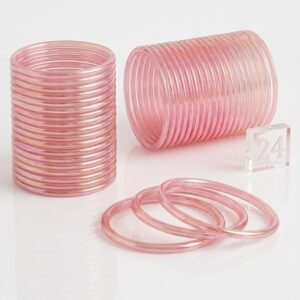 Baby Pink Jelly Bangles