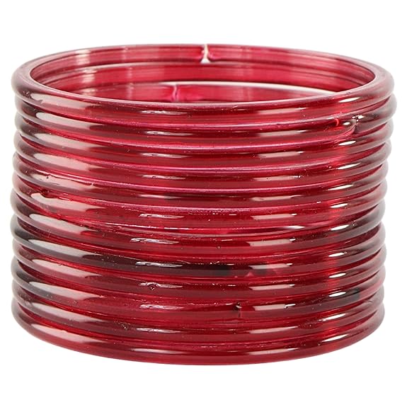 Royal maroon jelly Bangles women set of 12 - Image 2