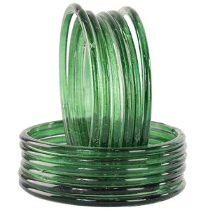 Stylish Green Bangles Women Set of 12