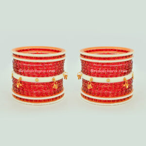 Rain drop bangles with Pearl and ghungroo bangles