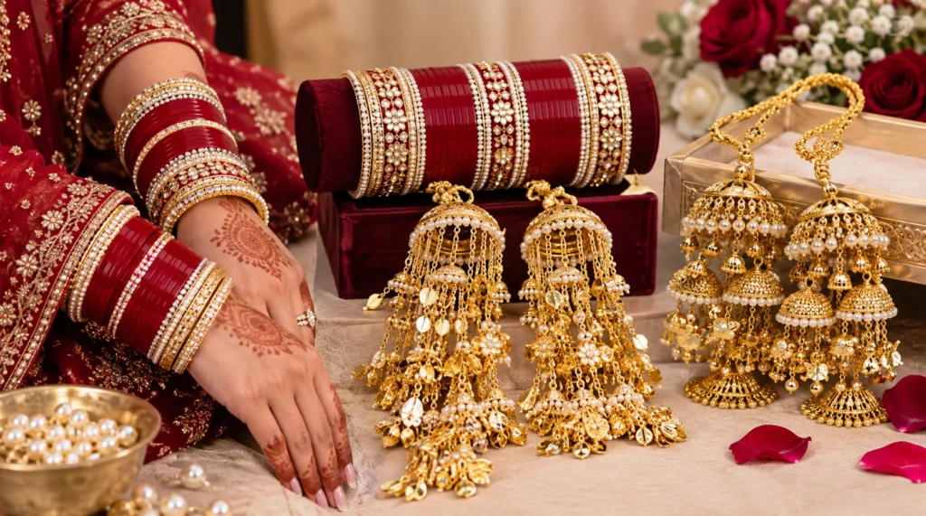 Complete Punjabi Bridal Accessories Guide: Chura, Kalira and More